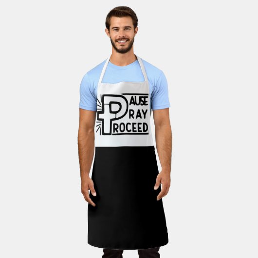PAUSE PRAY PROCEED CHRISTELIJK SCHORT (Gedragen)
