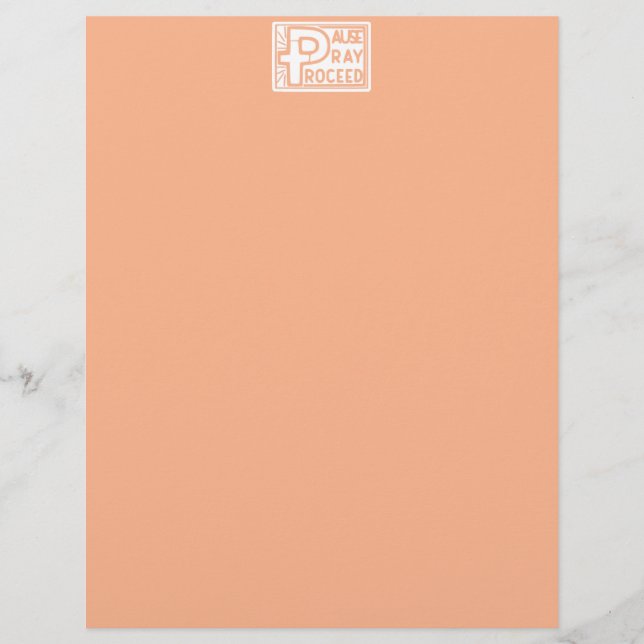 PAUSE PRAY-PROCES (Voorkant)