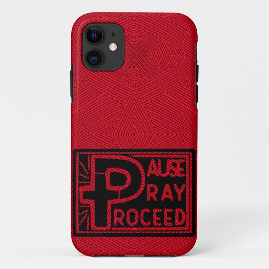 PAUSE PRAY-PROCES Case-Mate iPhone CASE (Achterkant)