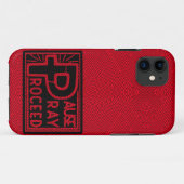 PAUSE PRAY-PROCES Case-Mate iPhone CASE (Achterkant (horizontaal))
