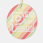 PAUSE PRAY-PROCES KERAMISCH ORNAMENT (Links)