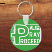 PAUSE PRAY-PROCES SLEUTELHANGER (Voorkant)