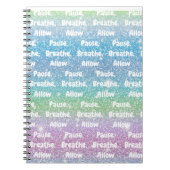 Pause, Respirer, Autoriser le Carnet (Devant)