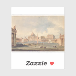 Pauselijke Basiliek van Sint-Pieter in Vaticaansta Sticker