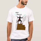 PauvreExcuse4aJedi T-shirt blanc haute terre  (Devant)