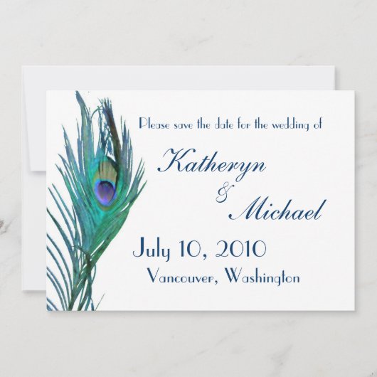 Pauw aankondiging huwelijksdatum (Voorkant)