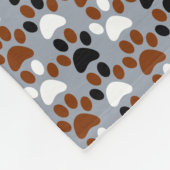 Pauw afdrukpatroon fleece deken (Hoek)