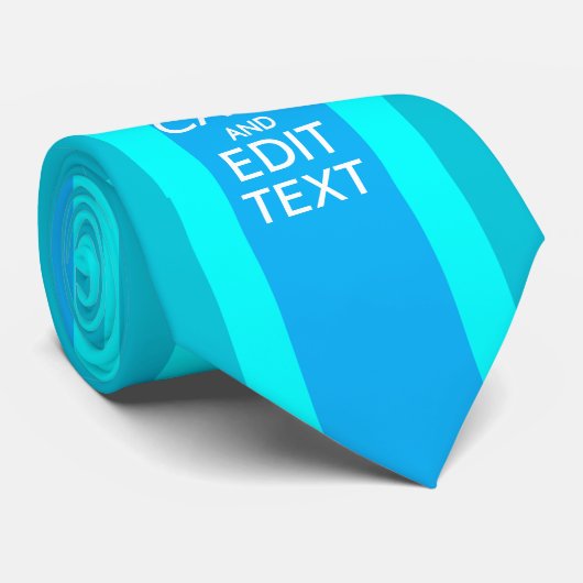 Pauw Aquablauw Blijf Kalmeer En Uw Tekst Union Jac Stropdas (Opgerold)