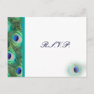 pauw blauw Trouwen rvp kaart