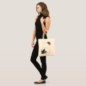 Pauw Blauwe Bourgondië Winter Herfst Bruiloft Tote Bag (Voorkant (model))