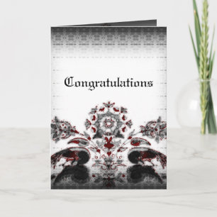 Pauw & Bloemen Gothic bruiloft Kaart