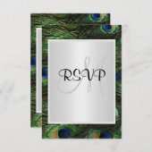 Pauw Bruiloft RSVP (Voorkant / Achterkant)