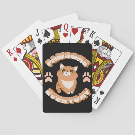 Pauw elke dag pokerkaarten (Achterkant)