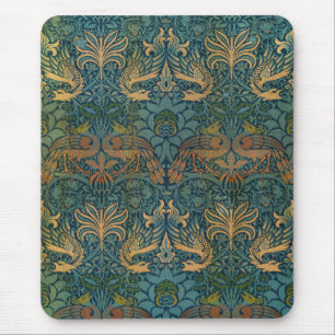 Pauw en draak, 1878, William Morris Muismat