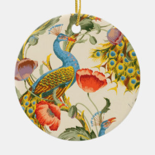  Pauw en Poppies illustraties Keramisch Ornament