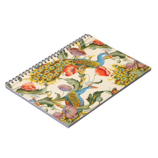 Pauw en Poppies illustraties Notitieboek (Linkerzijde)