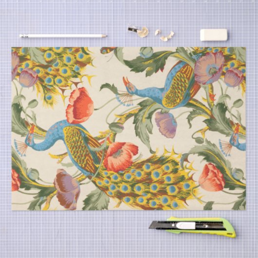  Pauw en Poppies illustraties Tissuepapier (Craft)