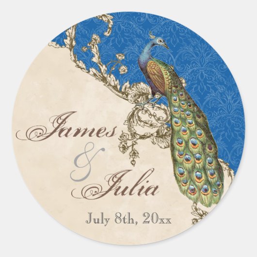  pauw & etsen bruiloft zegel (Voorkant)