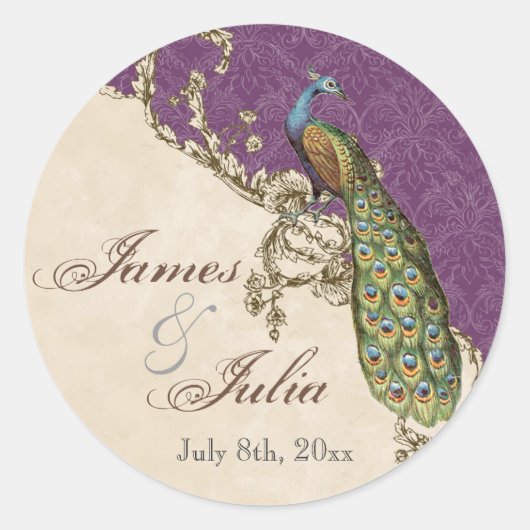  pauw & etsen bruiloft zegel (Voorkant)