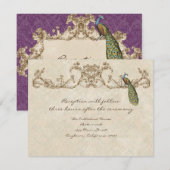  pauw & etsen Receptie uitnodiging (Voorkant / Achterkant)