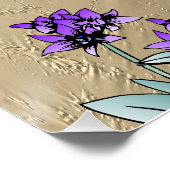 pauw in goud perfect poster (Hoek)