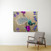 pauw in goud wandkleed (In Situ (horizontaal))