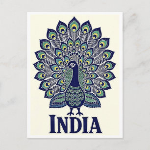 Pauw India Reizen Briefkaart