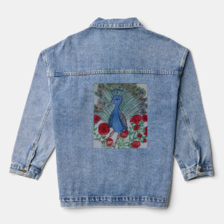Pauw liefde roos tekening denim jacket