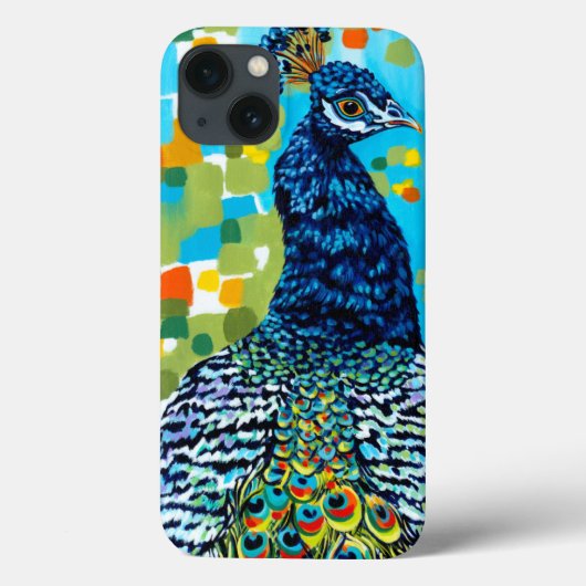 Pauw met Staart II Case-Mate iPhone Case (Achterkant)