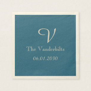  Pauw Monogram Trouwservet Servetten