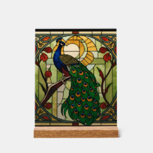 Pauw Nouveau Acryl Glas-in-Lood Wandkunst
