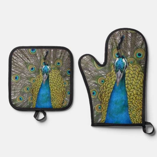 Pauw op Kauai Hawaii Ovenwant & Pannenlap Set (Voorkant)