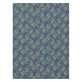 Pauw Paisley Patroon Blauw Tafelkleed (Voorkant)