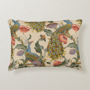  Pauw Patroon Kleurrijke Kunst Accent Kussen