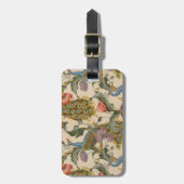  Pauw Patroon Kleurrijke Kunst Bagagelabel (Voorkant verticaal)