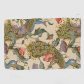  Pauw Patroon Kleurrijke Kunst Golfhanddoek (Horizontaal)