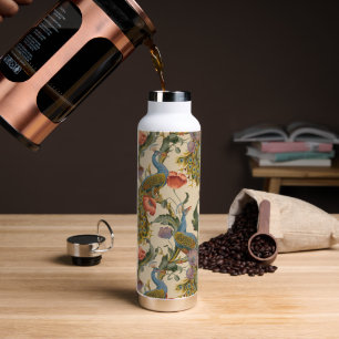 Pauw Patroon Kleurrijke Kunst Waterfles