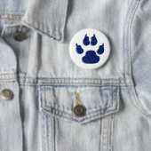 Pauw Print Dog Canine Button (In situ)