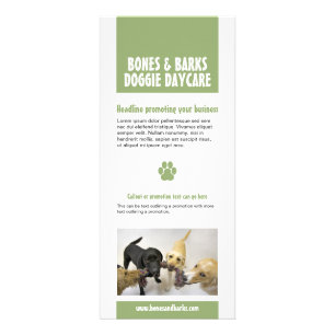 Pauw Print Dog Care Rack-Kaart Reclamekaart