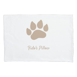 Pauw Print met de naam van Dog Kussensloop