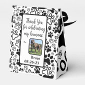 Pauw Print Personal Wedding Favor Boxes Bedankdoosjes (Achterkant)