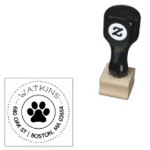 Pauw Print Return-adres Rubberstempel (Gestempeld)