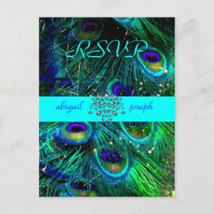 Pauw, psychedelische RSVP-briefkaarten Uitnodiging Briefkaart