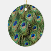 Pauw rond Ornament (Links)