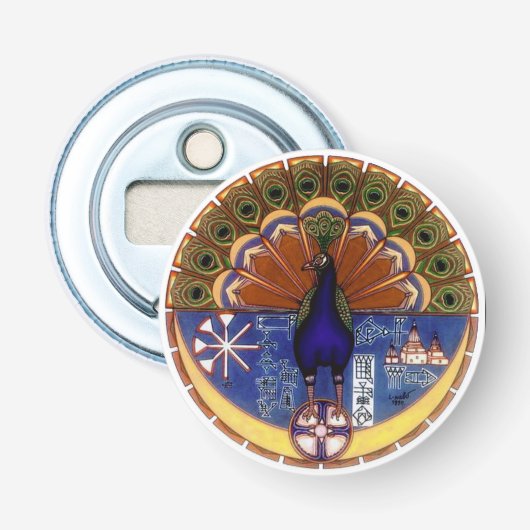 pauw Sample magneet Button Flesopener (Voorkant)