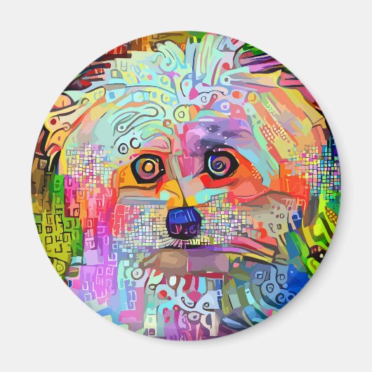 Pauw-sitive Vibes Magneet (Voorkant)