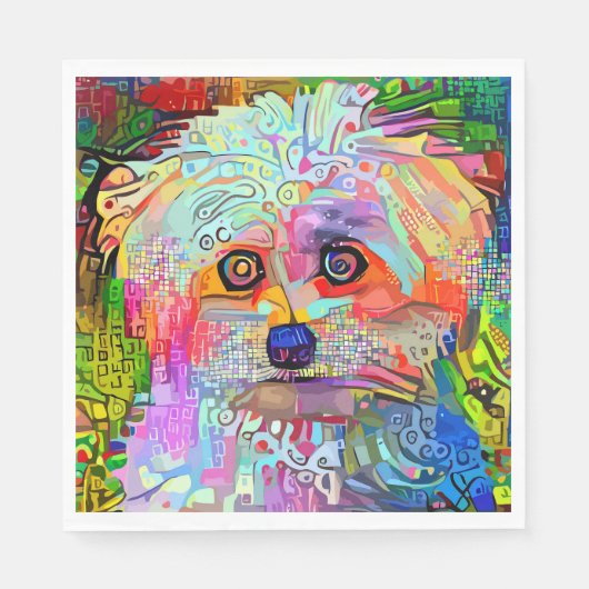 Pauw-sitive Vibes Servet (Voorkant)