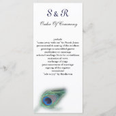 Pauw Trouwprogramma Programma (Voorkant)