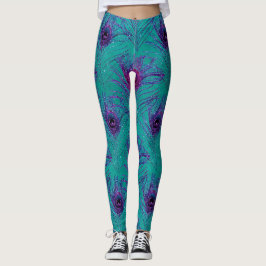 Pauw turquoise verenkleed leggings