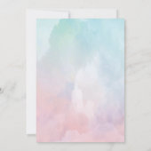 Pauw verjaardagsfeest Uitnodiging (Achterkant)